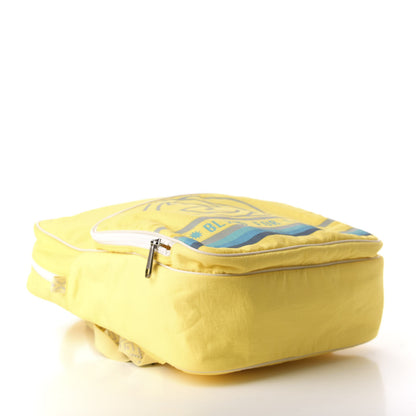 Gucci Nylon Twill Blind For Love Interlocking G Backpack Pastel Yellow Multicolor 3 of 9