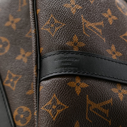 Louis Vuitton Monogram Macassar Keepall Bandouliere 45 8 of 13