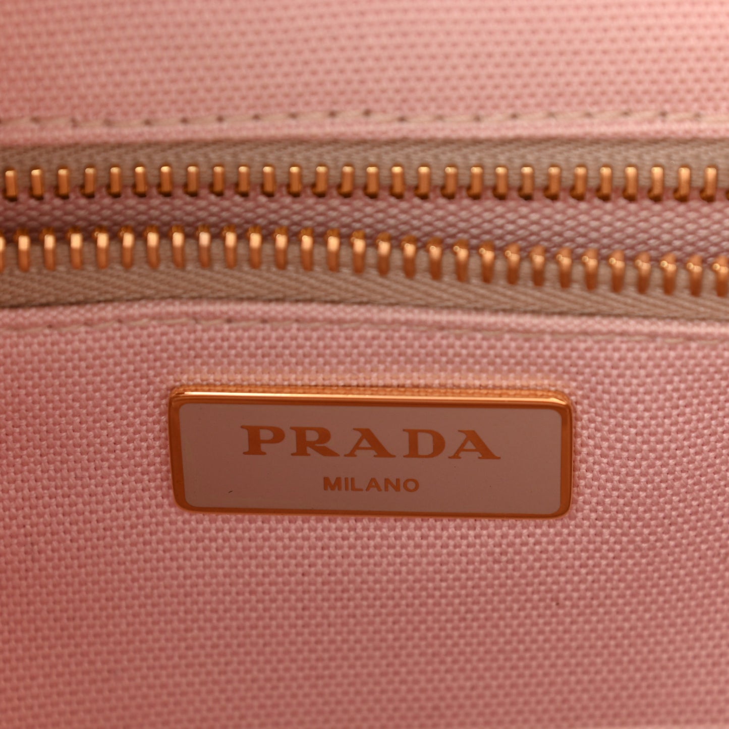 Wicker Canvas Shoulder Bag Pink