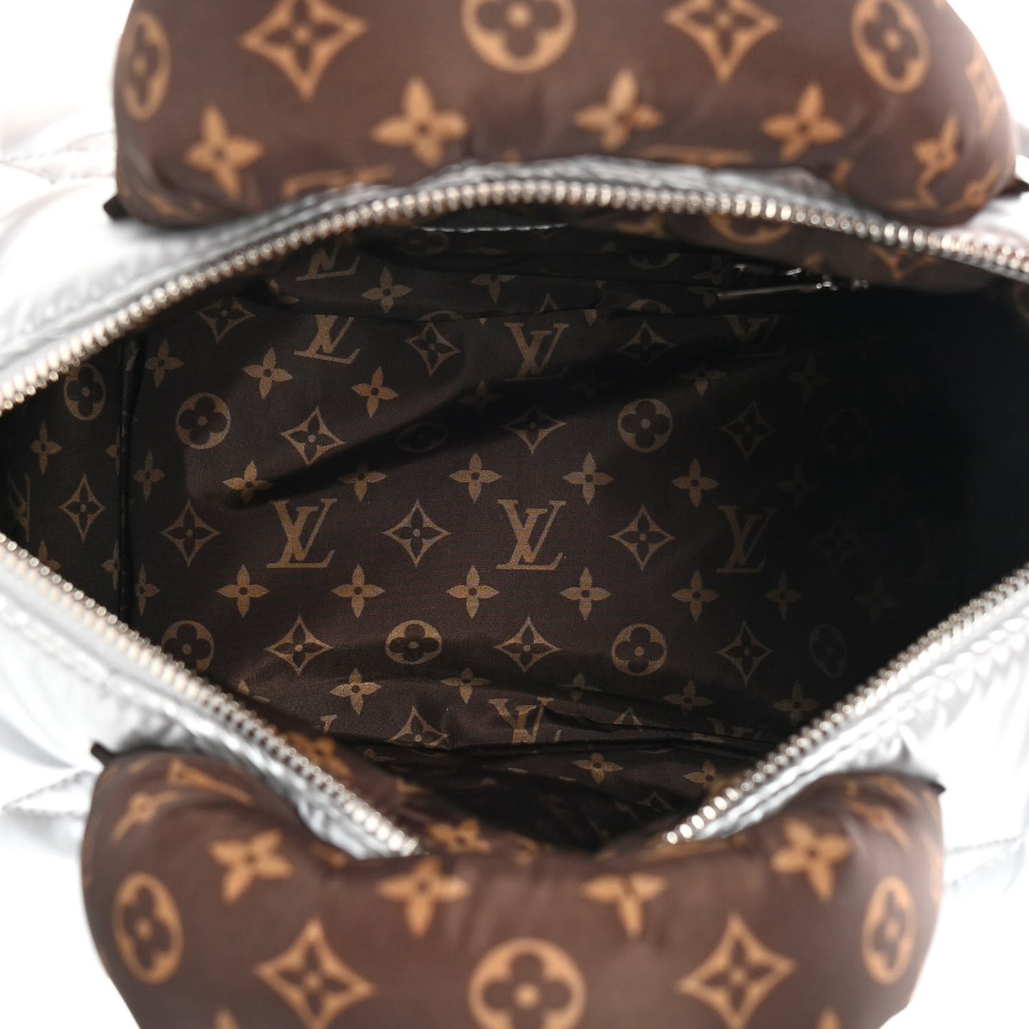Econyl Mini Monogram Pillow Speedy Bandouliere 25 Silver