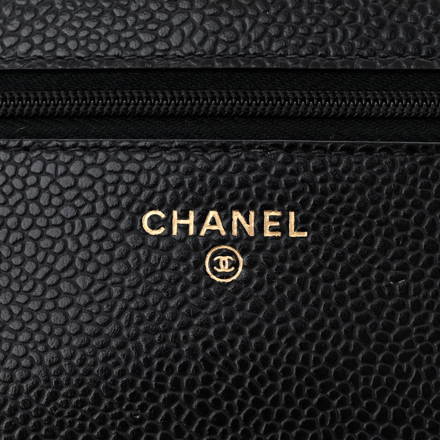 Chanel Caviar Quilted Wallet On Chain WOC Black 6 of 12