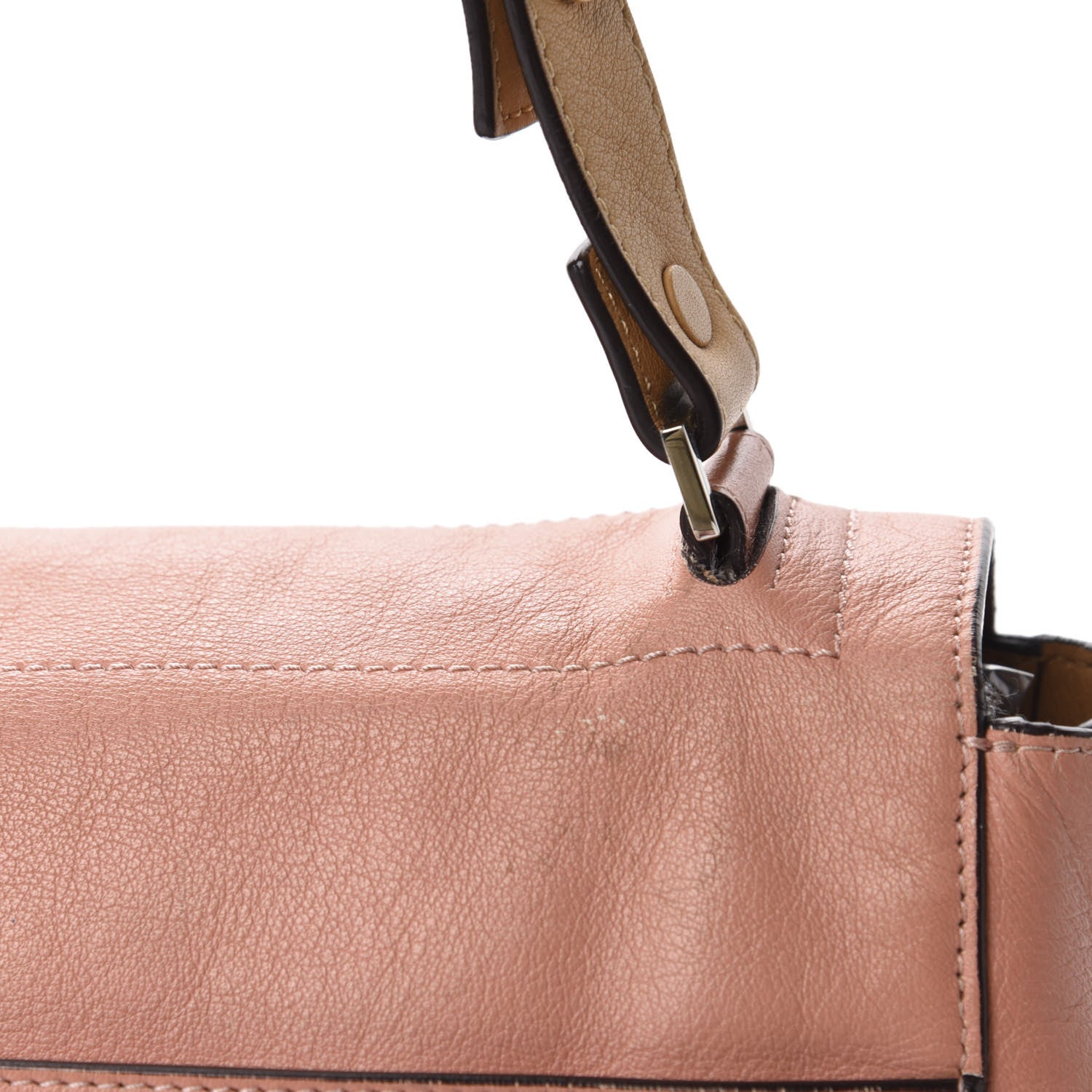 Proenza Schouler Calfskin Double Sided PS Courier Bag Coral Honey 11 of 18