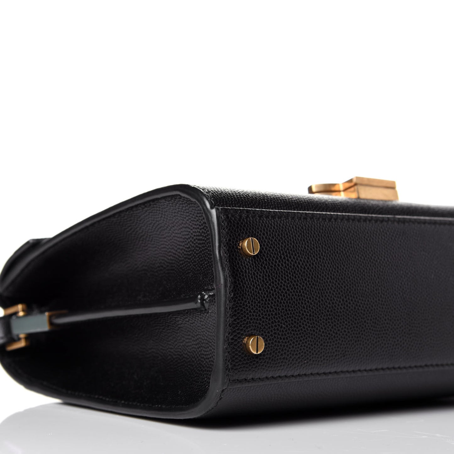 Grain de Poudre Mini Classic Monogram Cassandra Top Handle Black