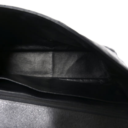 Chanel Caviar Quilted Jumbo Single Flap Black 5 of 10