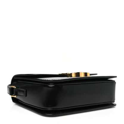 Celine Shiny Calfskin Teen Triomphe Black 4 of 10