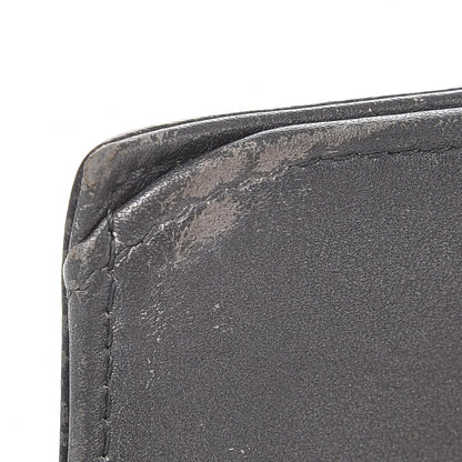 Chanel Metallic Caviar Timeless CC Large Gusset Flap Wallet Dark Silver 11 of 15