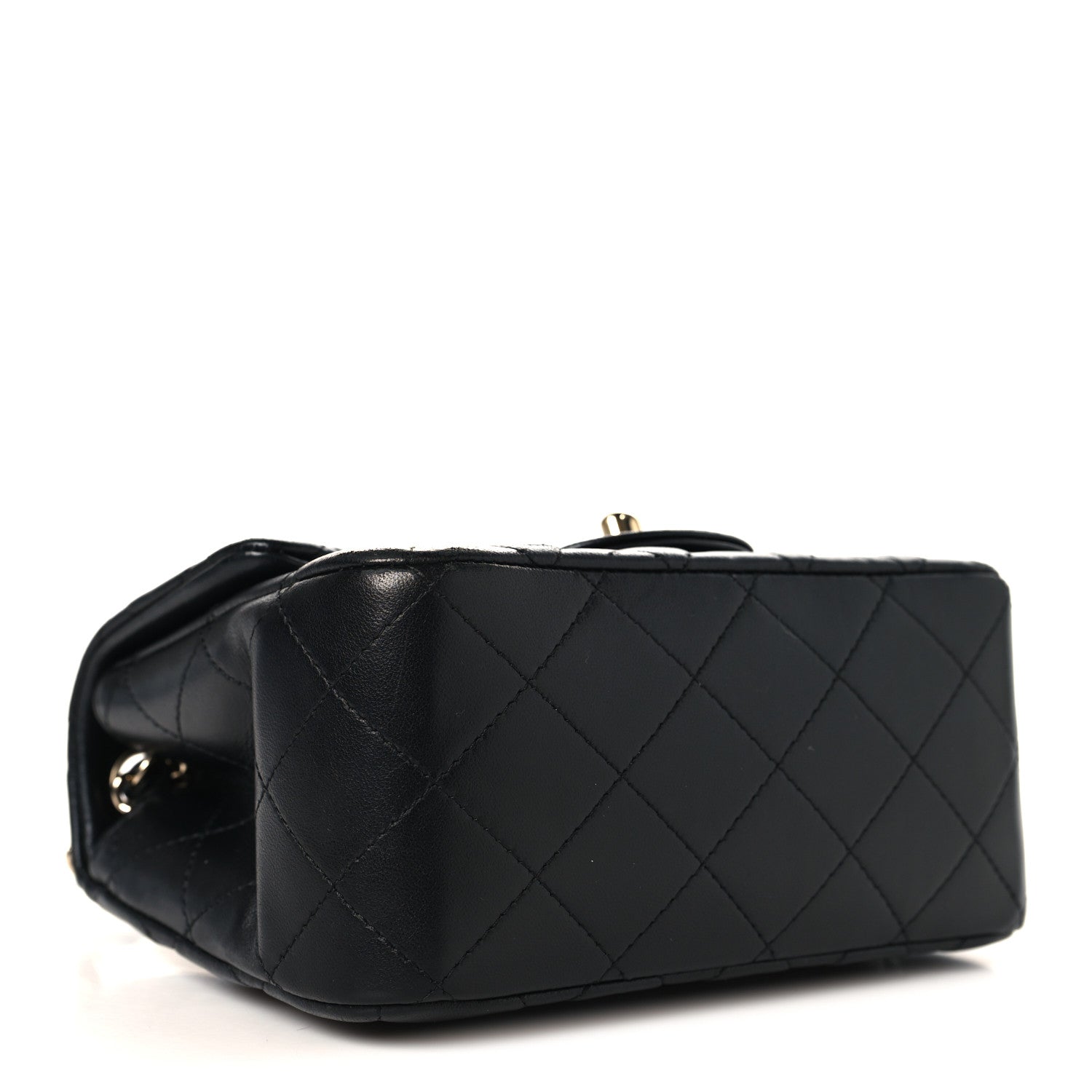 Chanel Lambskin Quilted Mini Square Flap Black 4 of 11