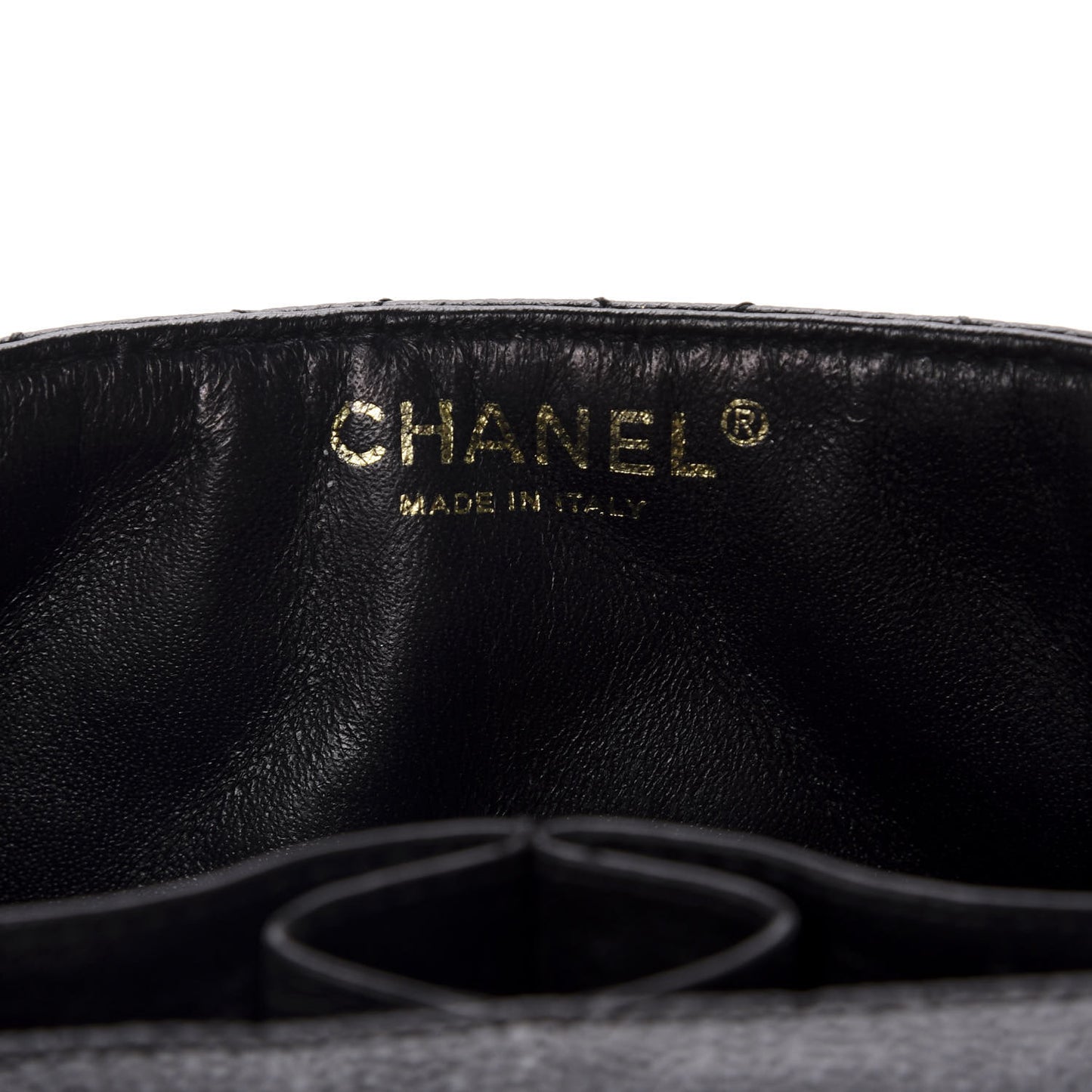 Caviar Quilted East West Flap Black