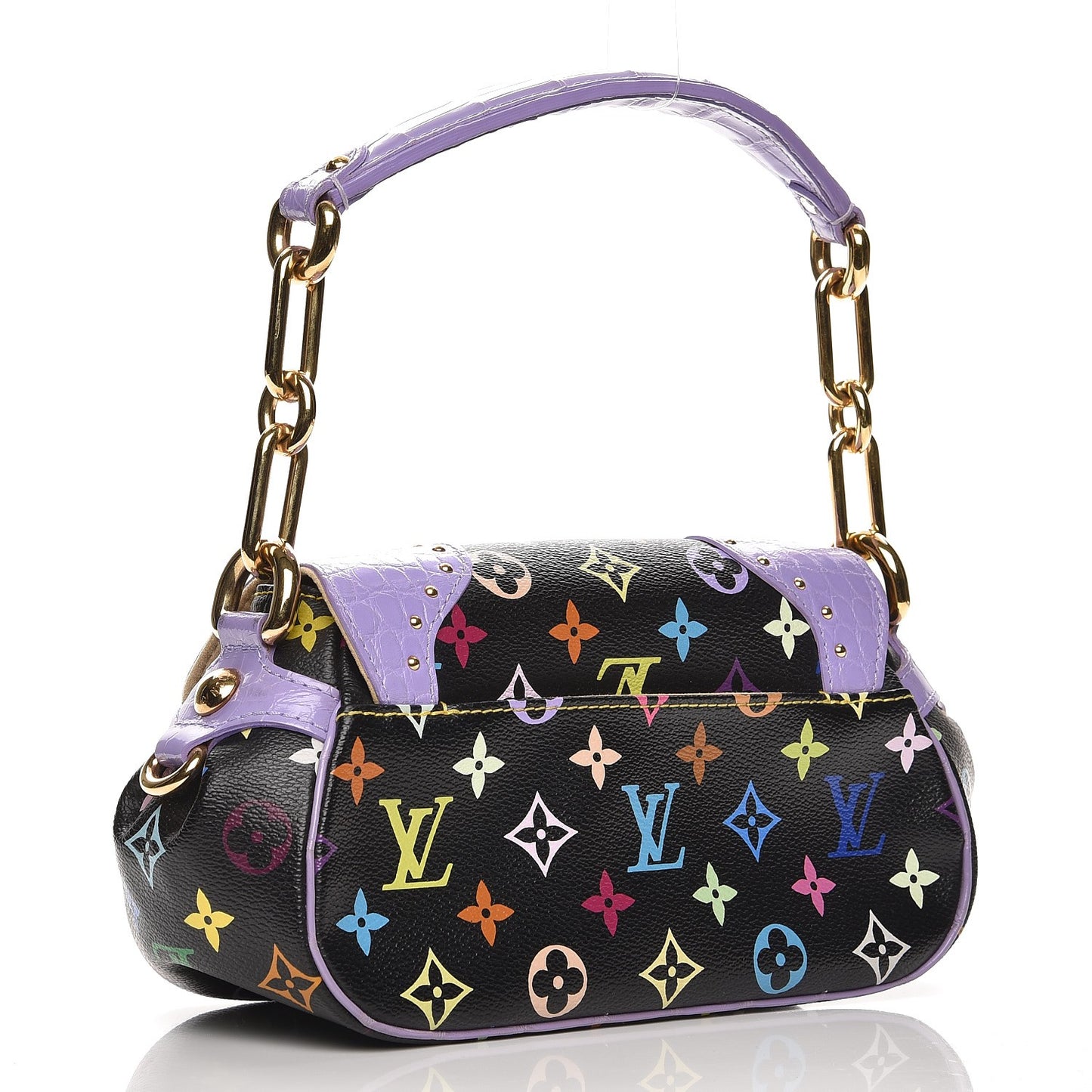 Monogram Multicolor Alligator Marilyn Black