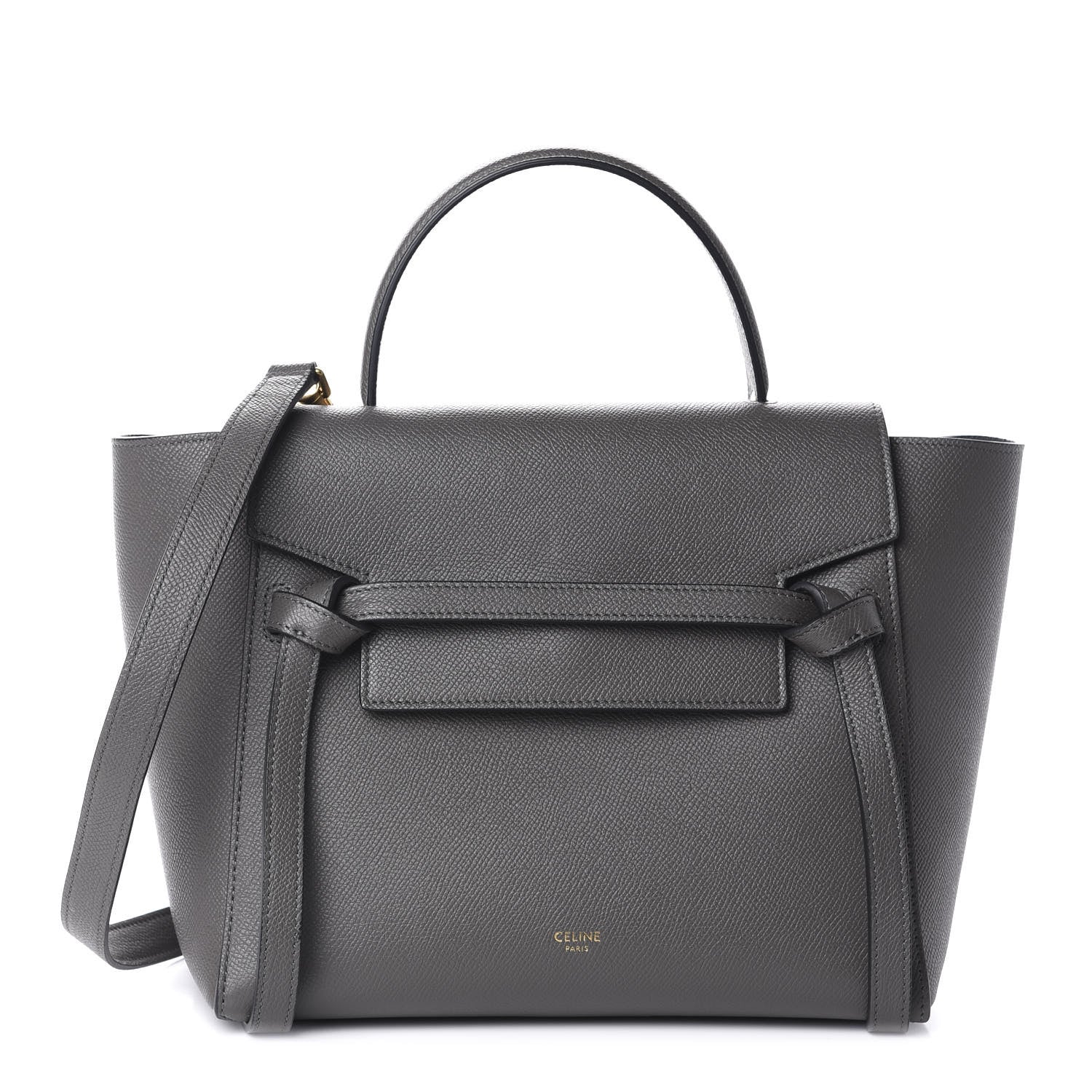 Celine Baby Grained Calfskin Micro Belt Bag Grey 1 of 12