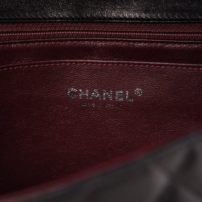Chanel Lambskin Quilted Jumbo Single Flap Black 7 of 11