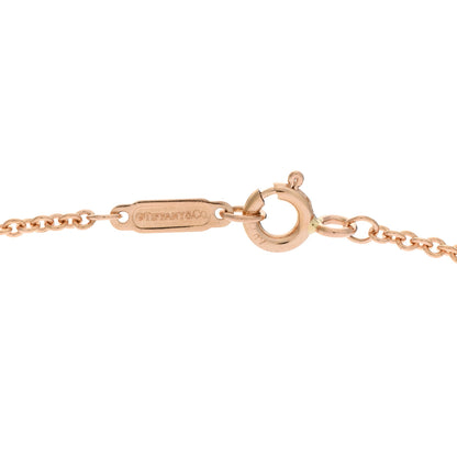 Tiffany 18K Rose Gold Tag Chain Necklace 3 of 4