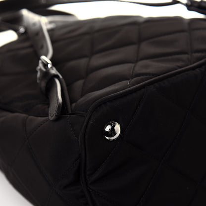 Prada Nylon Tessuto Impuntu Quilted Backpack Black 9 of 10