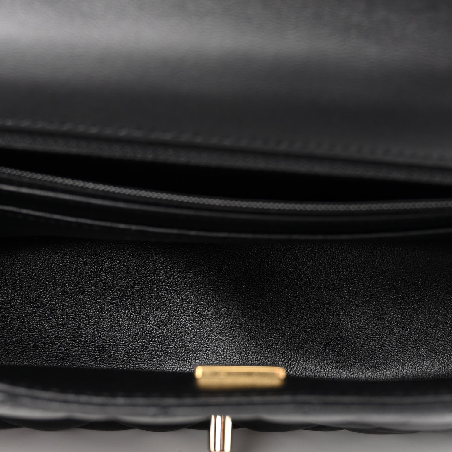 Chanel Lambskin Quilted Mini Rectangular Flap Black 5 of 10