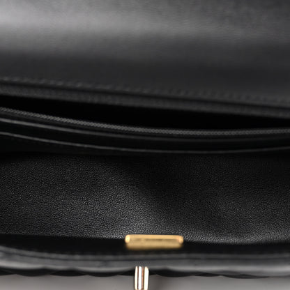 Chanel Lambskin Quilted Mini Rectangular Flap Black 5 of 10