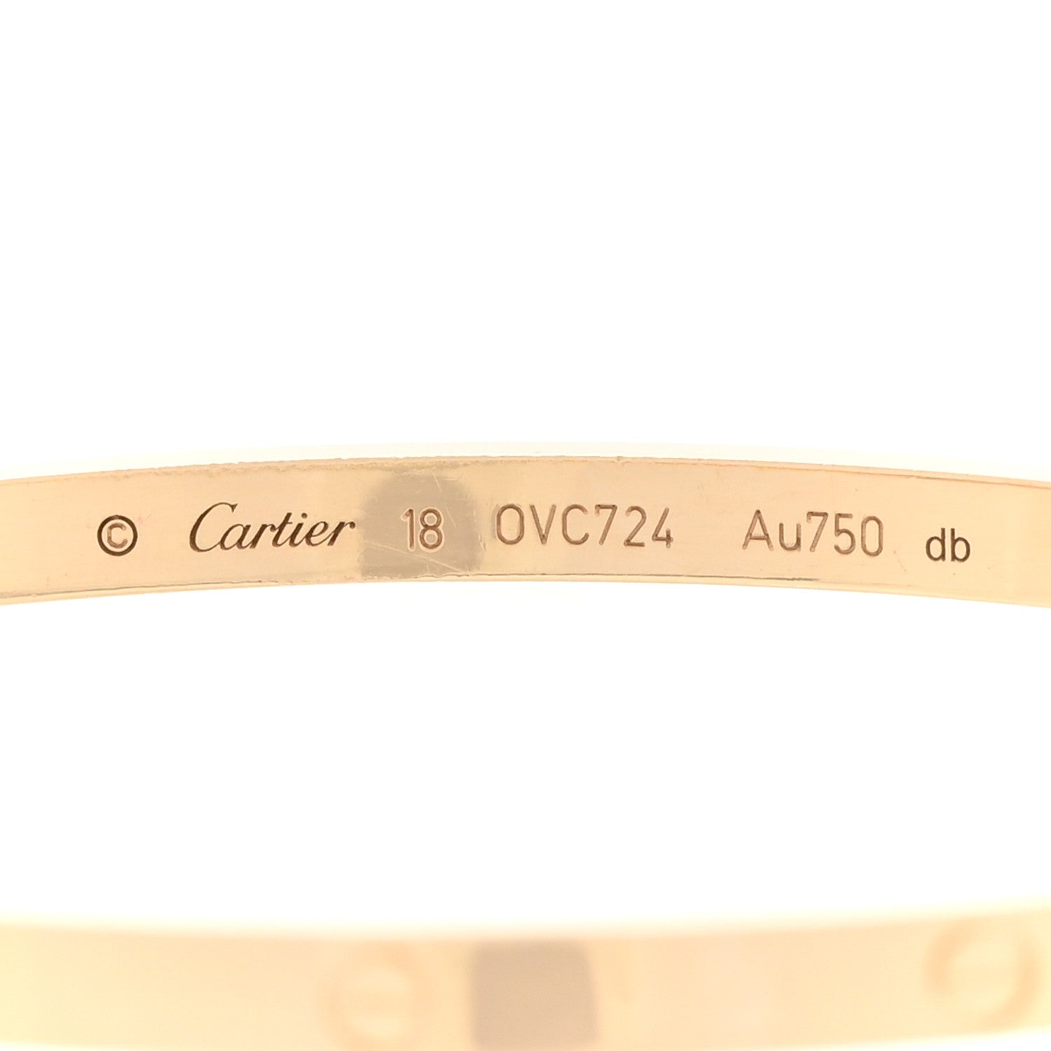 Cartier 18K Yellow Gold Small LOVE Bracelet 18 3 of 5