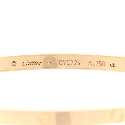 Cartier 18K Yellow Gold Small LOVE Bracelet 18 3 of 5