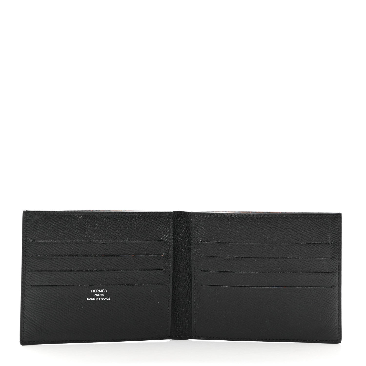 Hermes Epsom Citizen Twill Compact Wallet Black 5 of 7