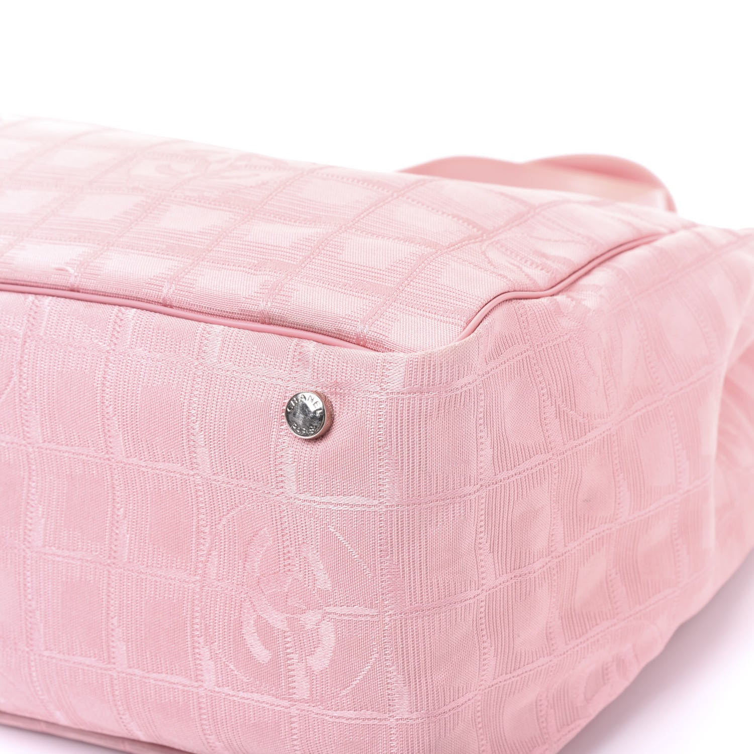 Chanel Nylon Medium Travel Tote Pink 6 of 12