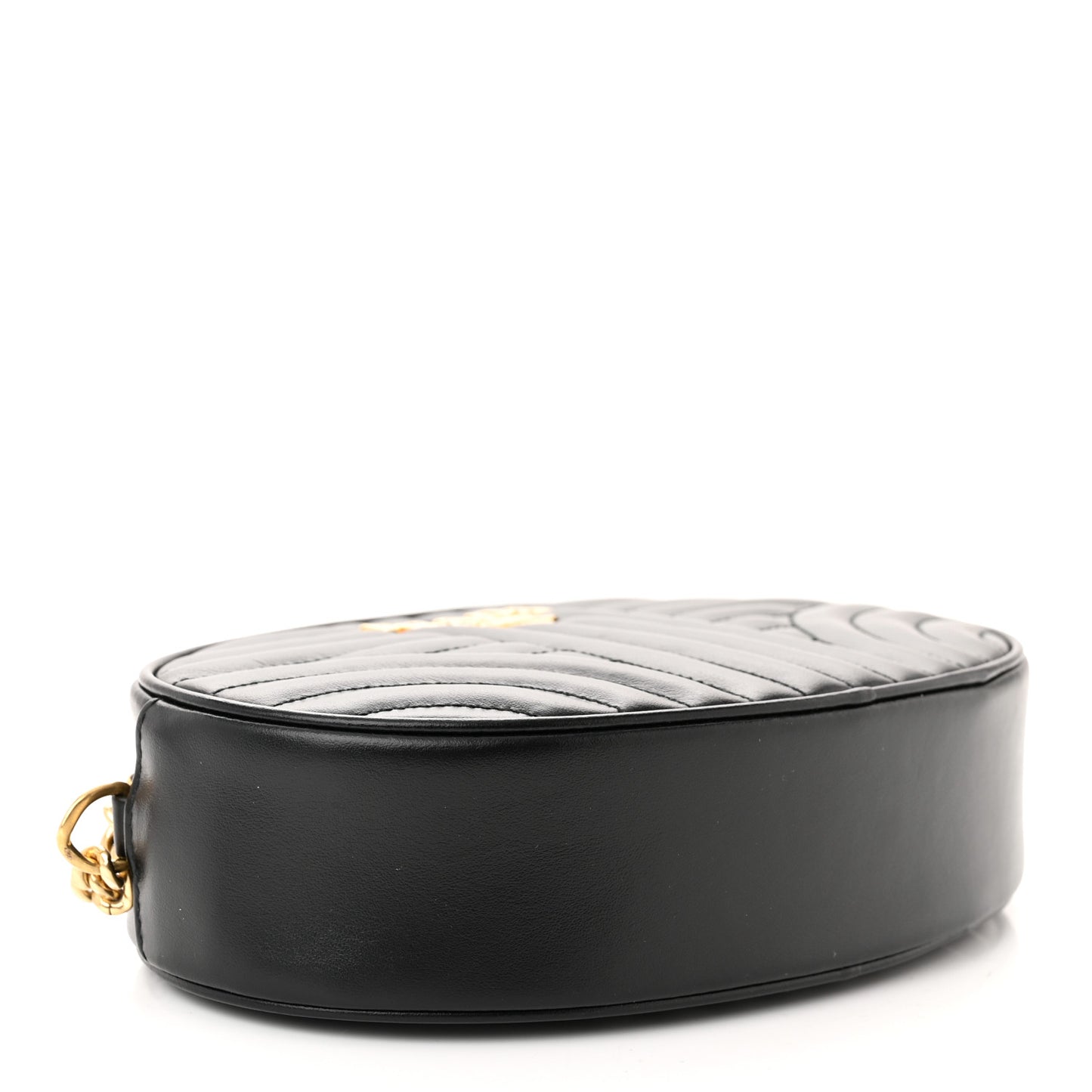 Soft Calfskin Impunture Diagramme Chain Crossbody Black