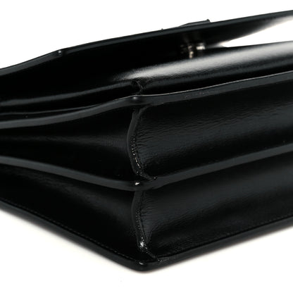 Saint Laurent Calfskin Medium Monogram Monochrome Sunset Black 10 of 11