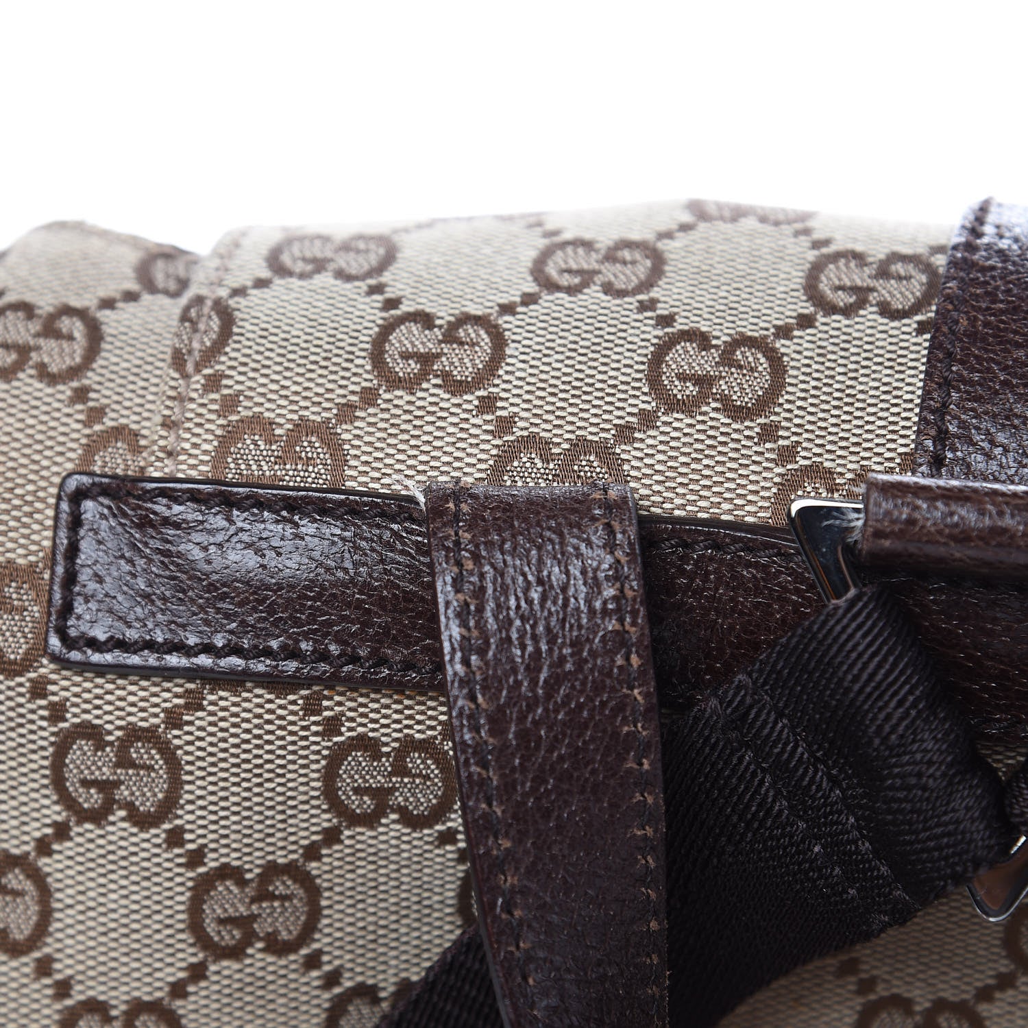 Gucci Monogram Backpack Dark Brown 21 of 21