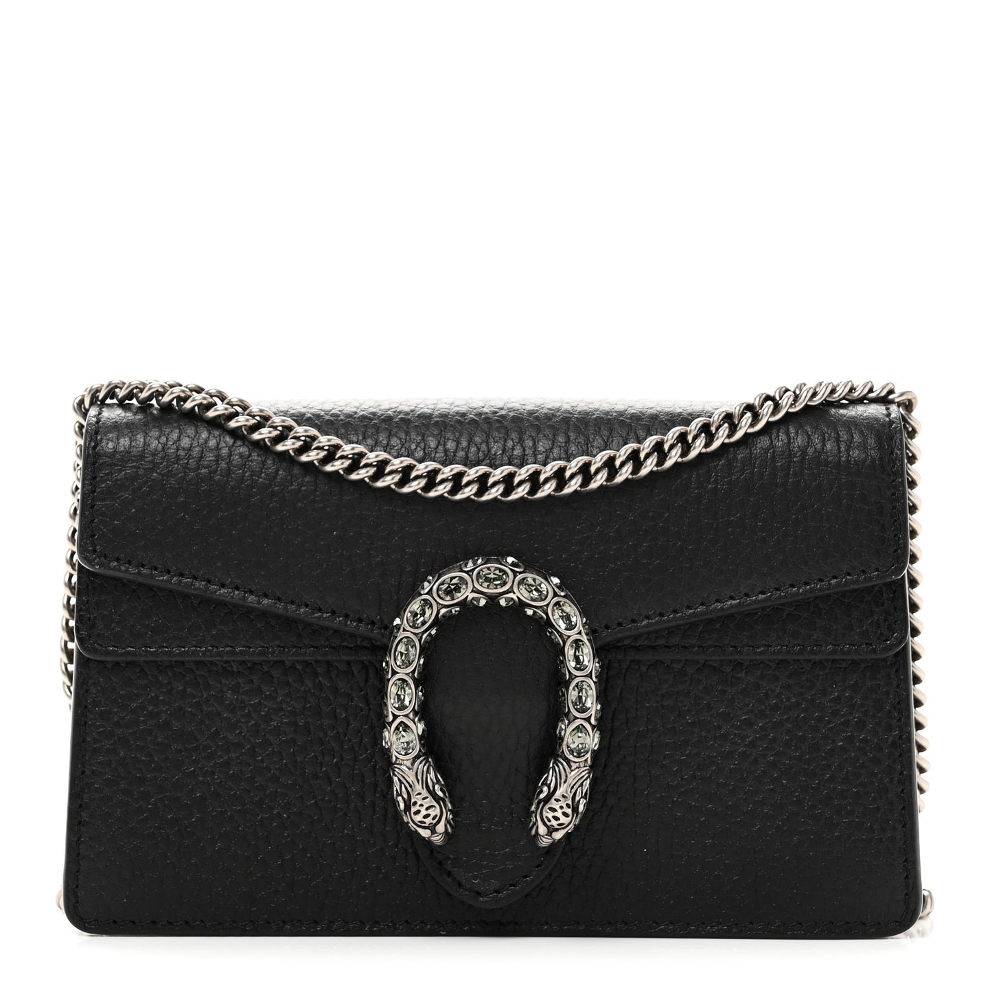 Calfskin Super Mini Dionysus Shoulder Bag Black