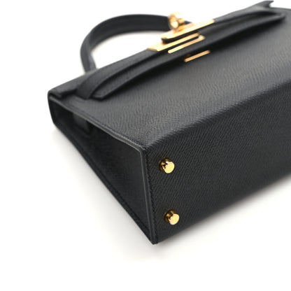 Hermes Epsom Mini Kelly Sellier 20 Black 11 of 14
