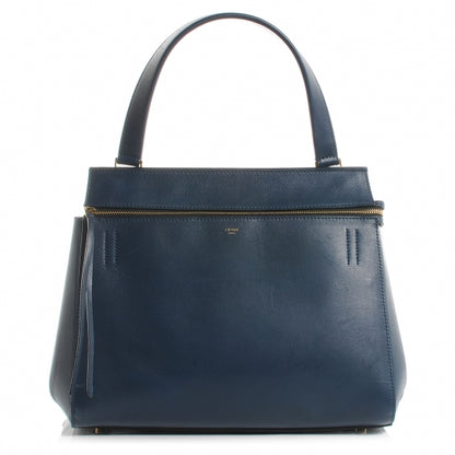 Celine Smooth Calfskin Medium Edge Shoulder Bag Deepsea 1 of 10