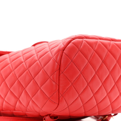 Chanel Lambskin Quilted Small Urban Spirit Backpack Red 9 of 10