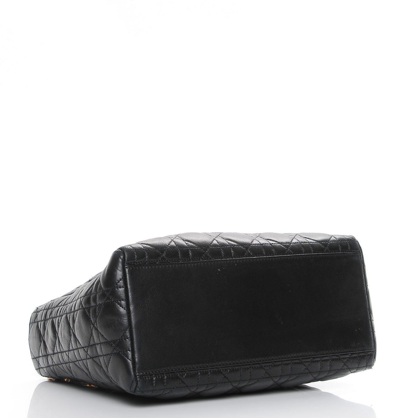 Lambskin Cannage Medium Lady Dior Black