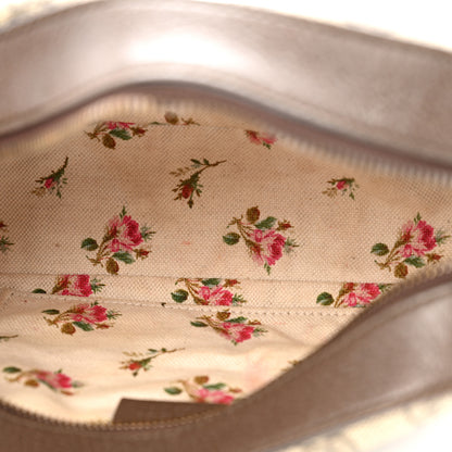 Gucci GG Supreme Monogram Web Neo Vintage Shoulder Bag Beige New Acero Crop 5 of 15