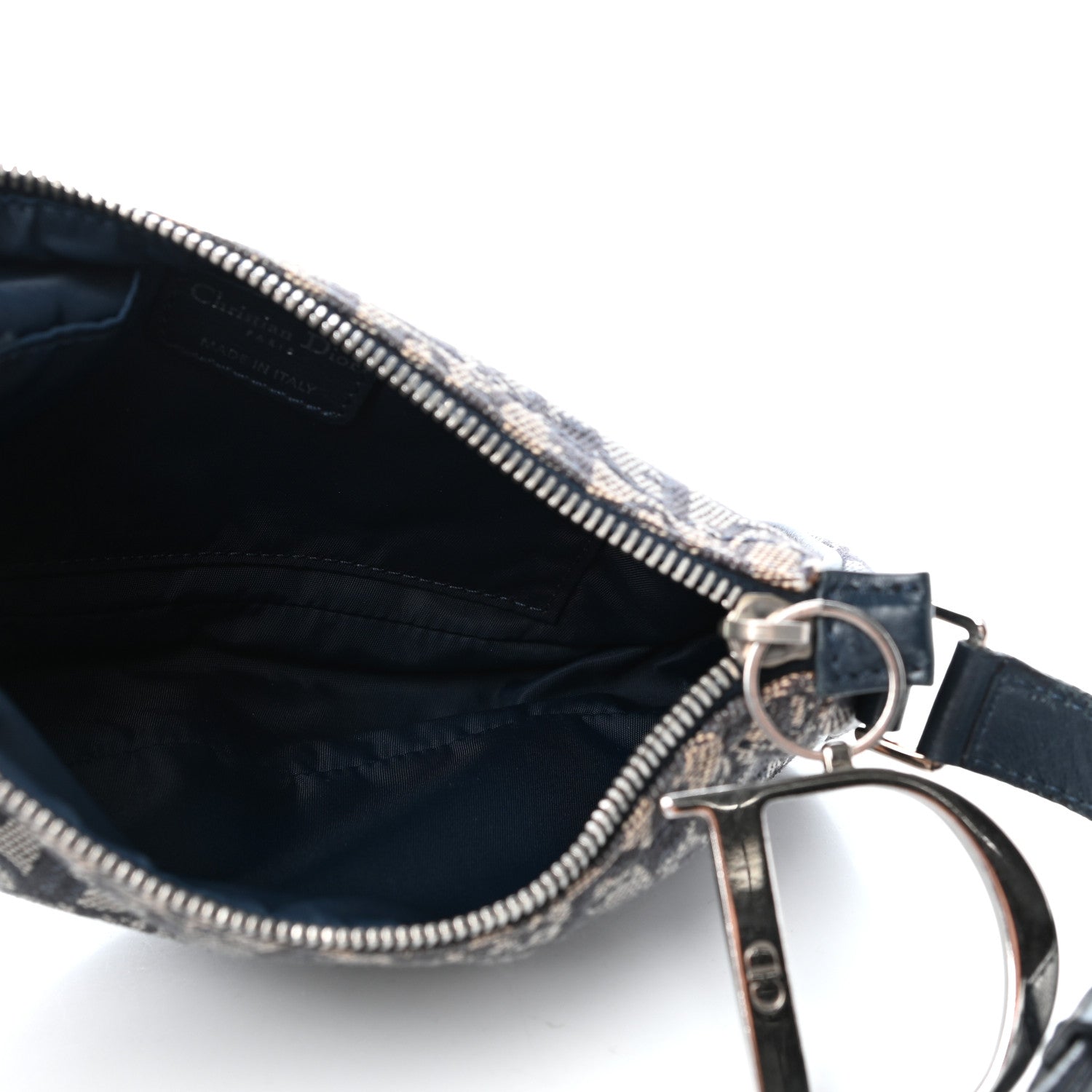 Christian Dior Monogram Shoulder Bag Blue 5 of 9