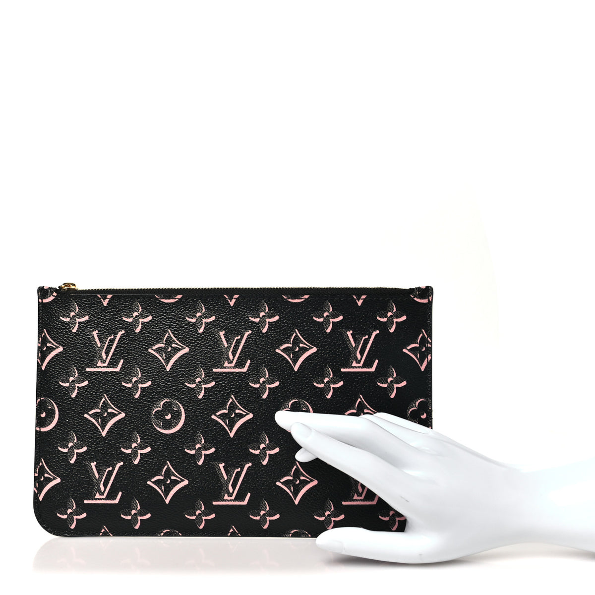 Louis Vuitton Monogram Fall For You Neverfull MM GM Pochette Black 2 of 7