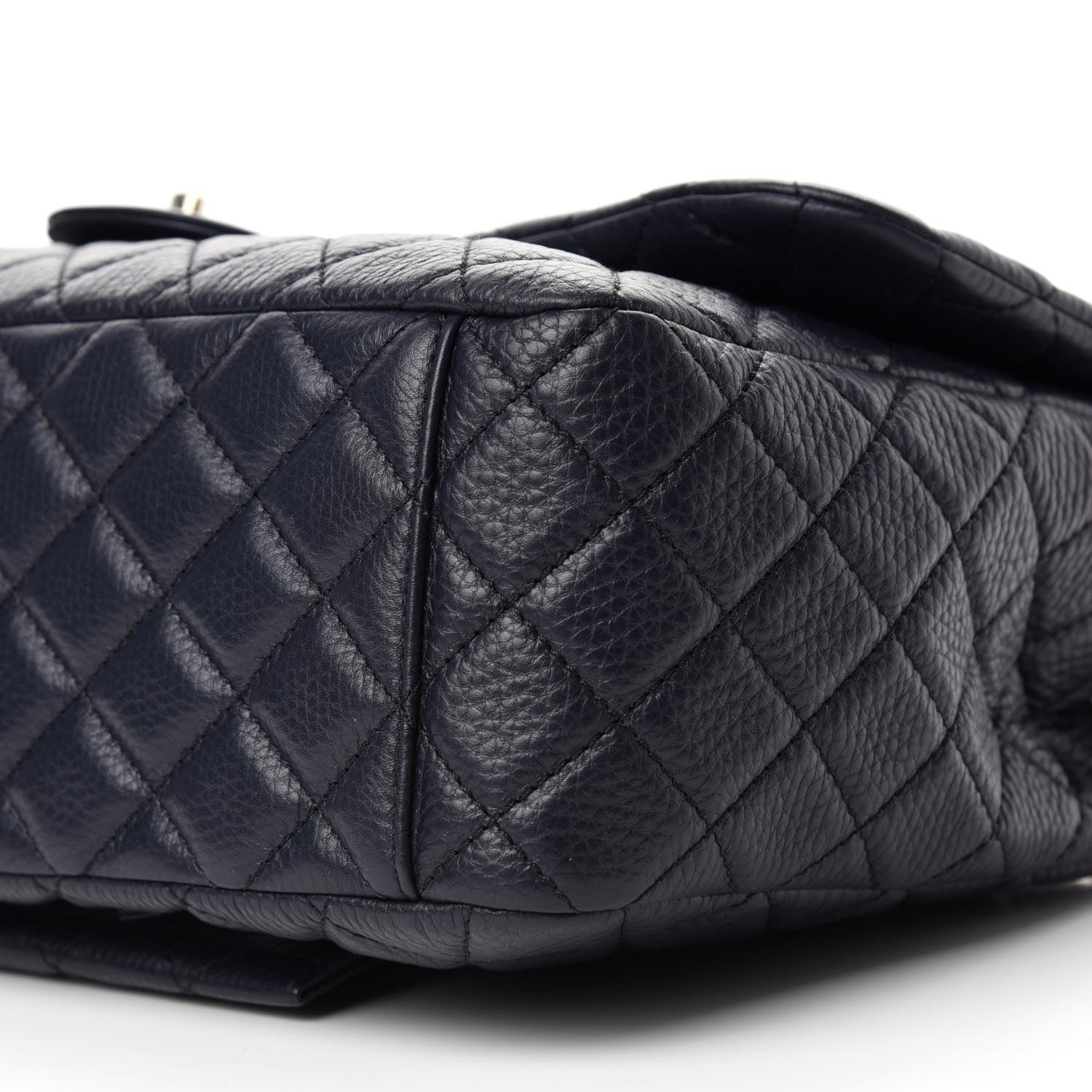Chanel Calfskin Quilted Small XXL Travel Flap Bag Navy 7 of 11
