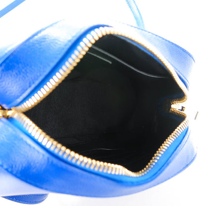 Saint Laurent Grain De Poudre Small Classic Monogram Camera Bag Blue Majorelle 5 of 7