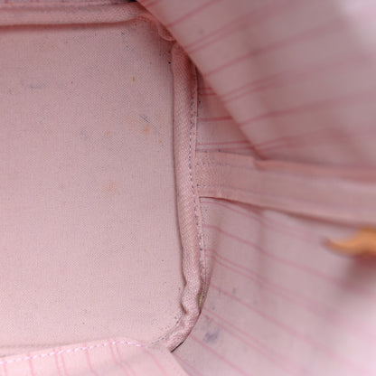 Louis Vuitton Damier Azur Neo Neverfull MM Rose Ballerine 13 of 16