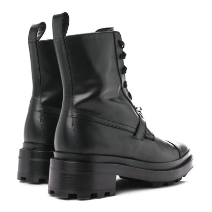 Hermes Glossed Calfskin Funk Ankle Boots 38.5 Black 4 of 9
