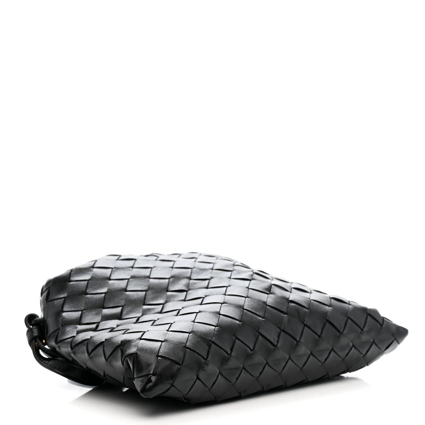 Calfskin Intrecciato Mini Hop Black