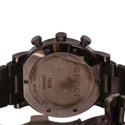 Gucci Stainless Steel 44mm 101M G-Chrono Quartz Watch Brown 4 of 4
