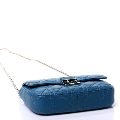 Christian Dior Lambskin Cannage Miss Dior Promenade Pouch Cobalt Blue 3 of 4