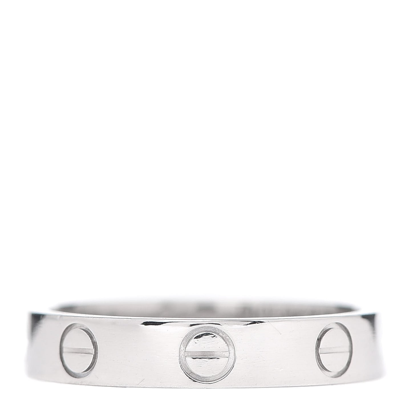 Platinum 3.5mm LOVE Wedding Band Ring 52 6