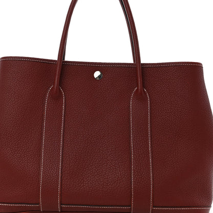 Hermes Negonda Garden Party Tote 36 MM Rouge H 7 of 10