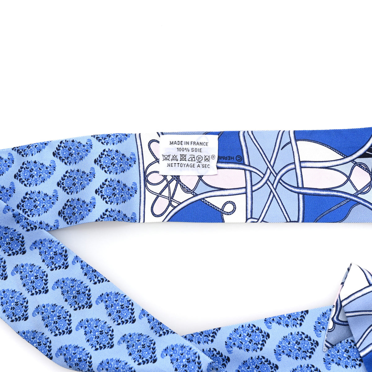 Silk Coup De Fouet Au Bloc Twilly Bleu Blanc Rose