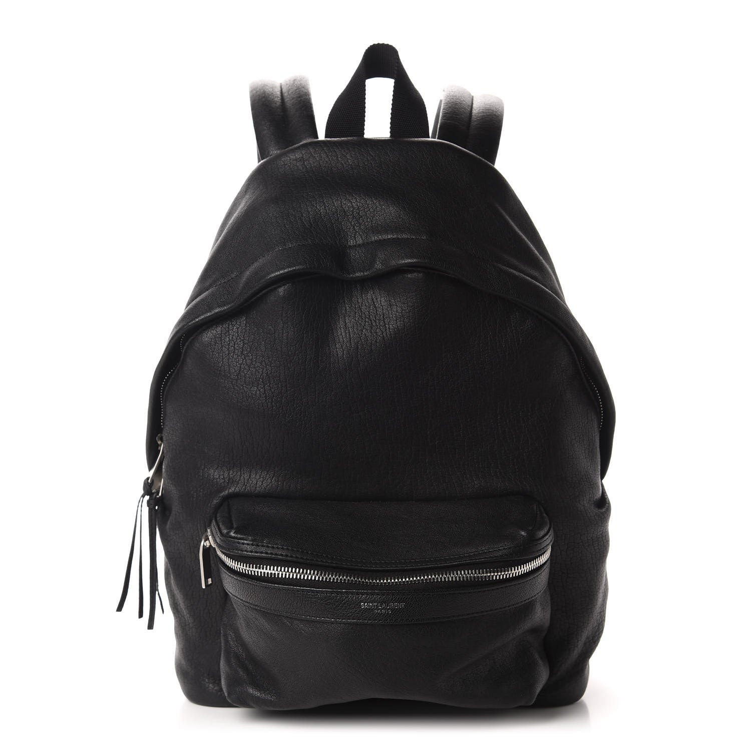 Saint Laurent Lambskin Mini City Backpack Black 1 of 9