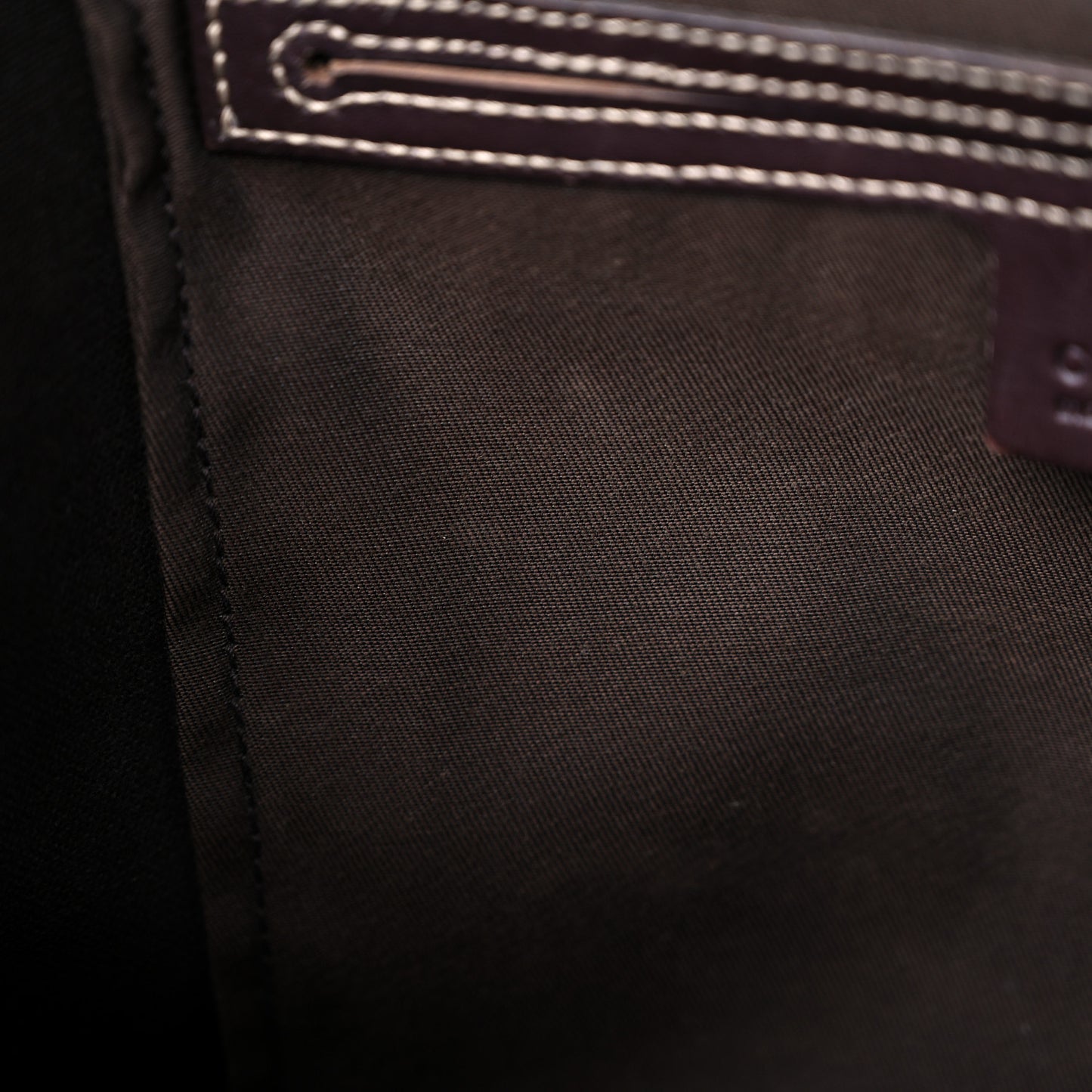 GG Plus Monogram Medium Double Buckle Flap Messenger Bag Beige Dark Brown