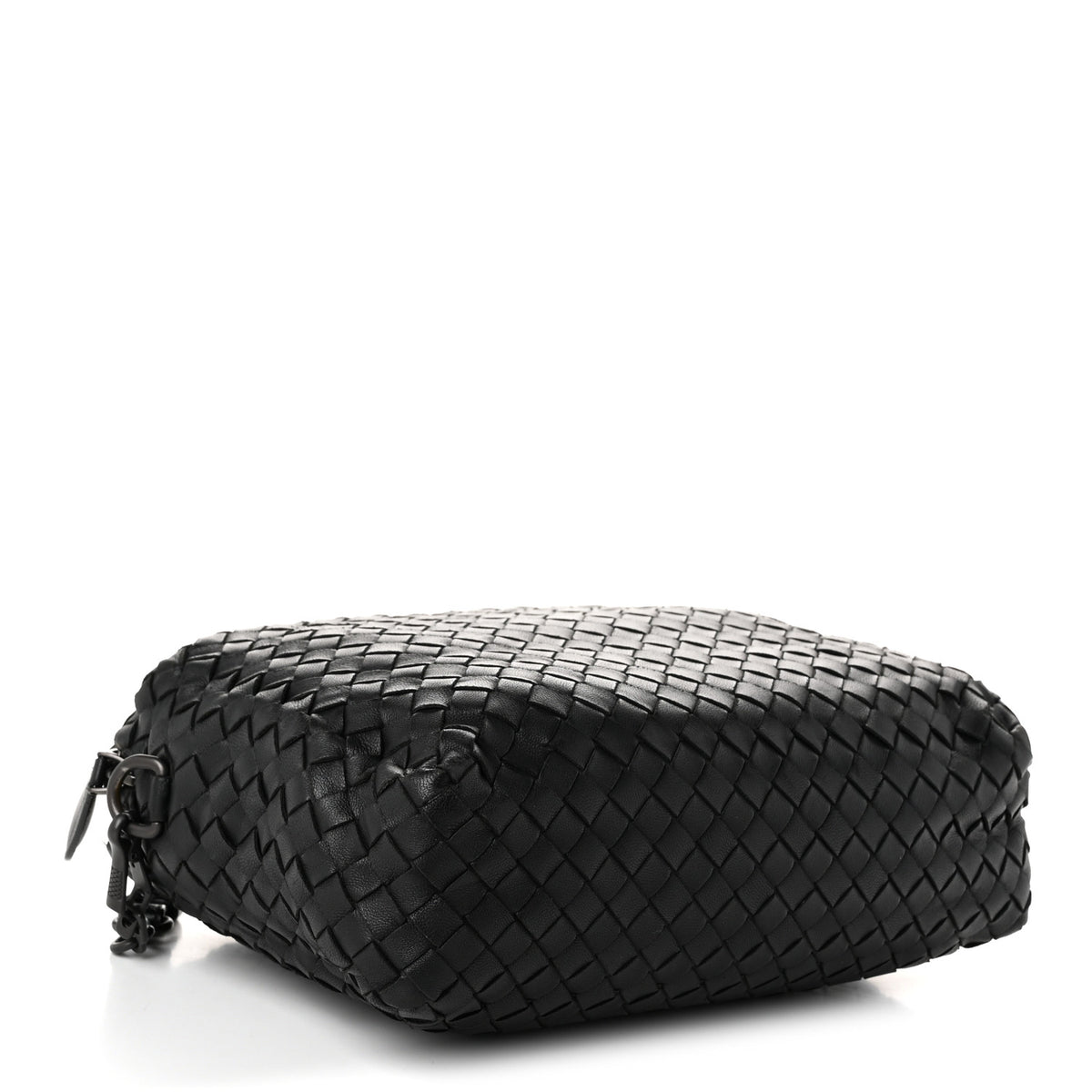 Bottega Veneta Nappa Intrecciato Crossbody Messenger Black 4 of 10