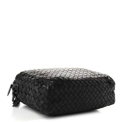 Bottega Veneta Nappa Intrecciato Crossbody Messenger Black 4 of 10