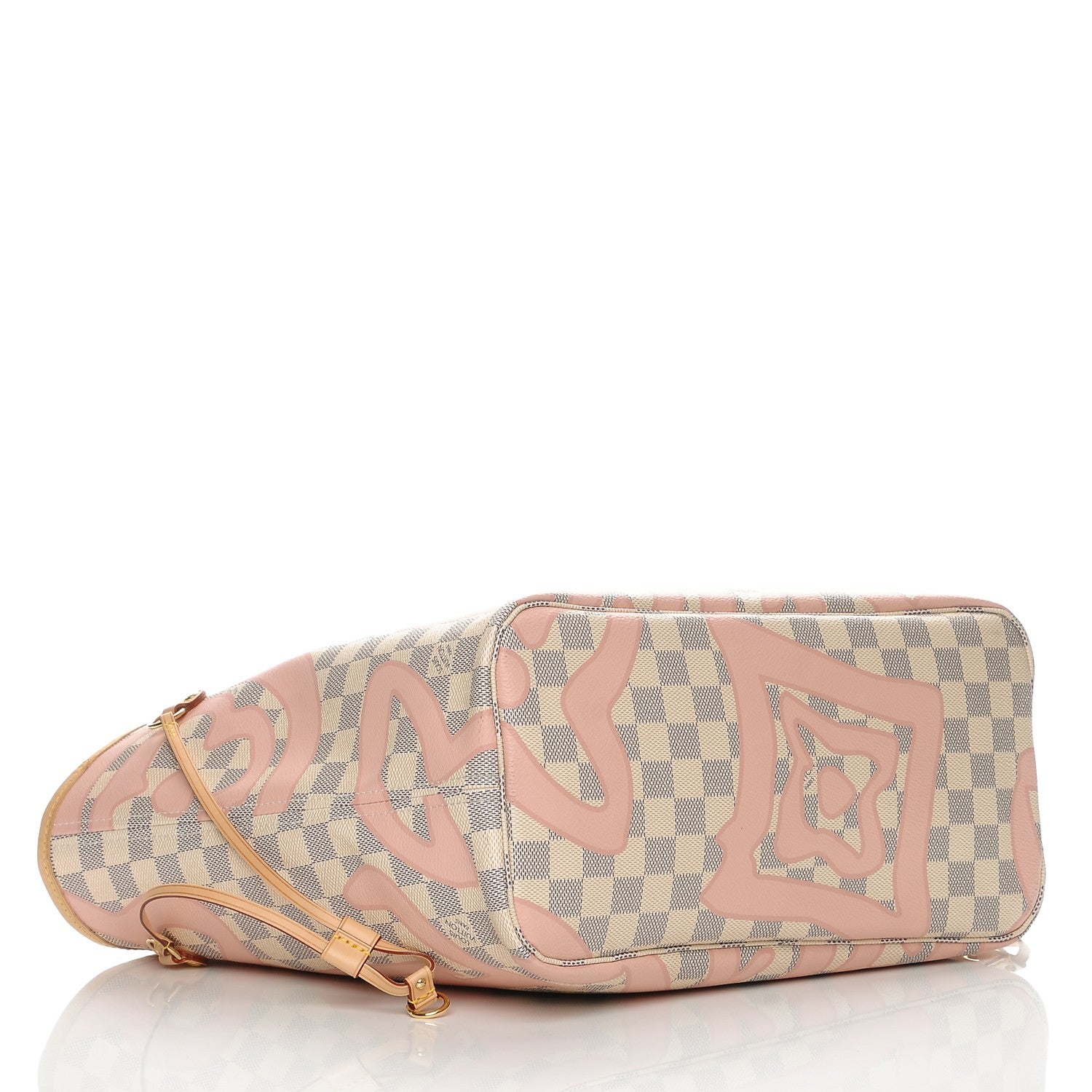 Louis Vuitton Damier Azur Tahitienne Neverfull MM 4 of 10