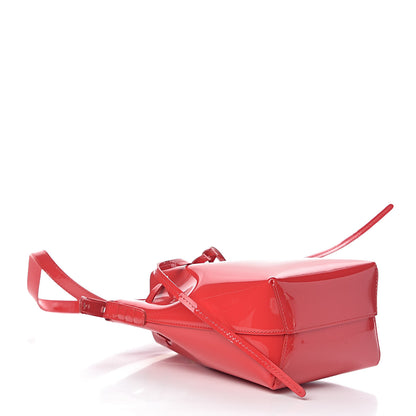 Mansur Gavriel Patent Calfskin Mini Mini Bucket Bag Flamma 4 of 9
